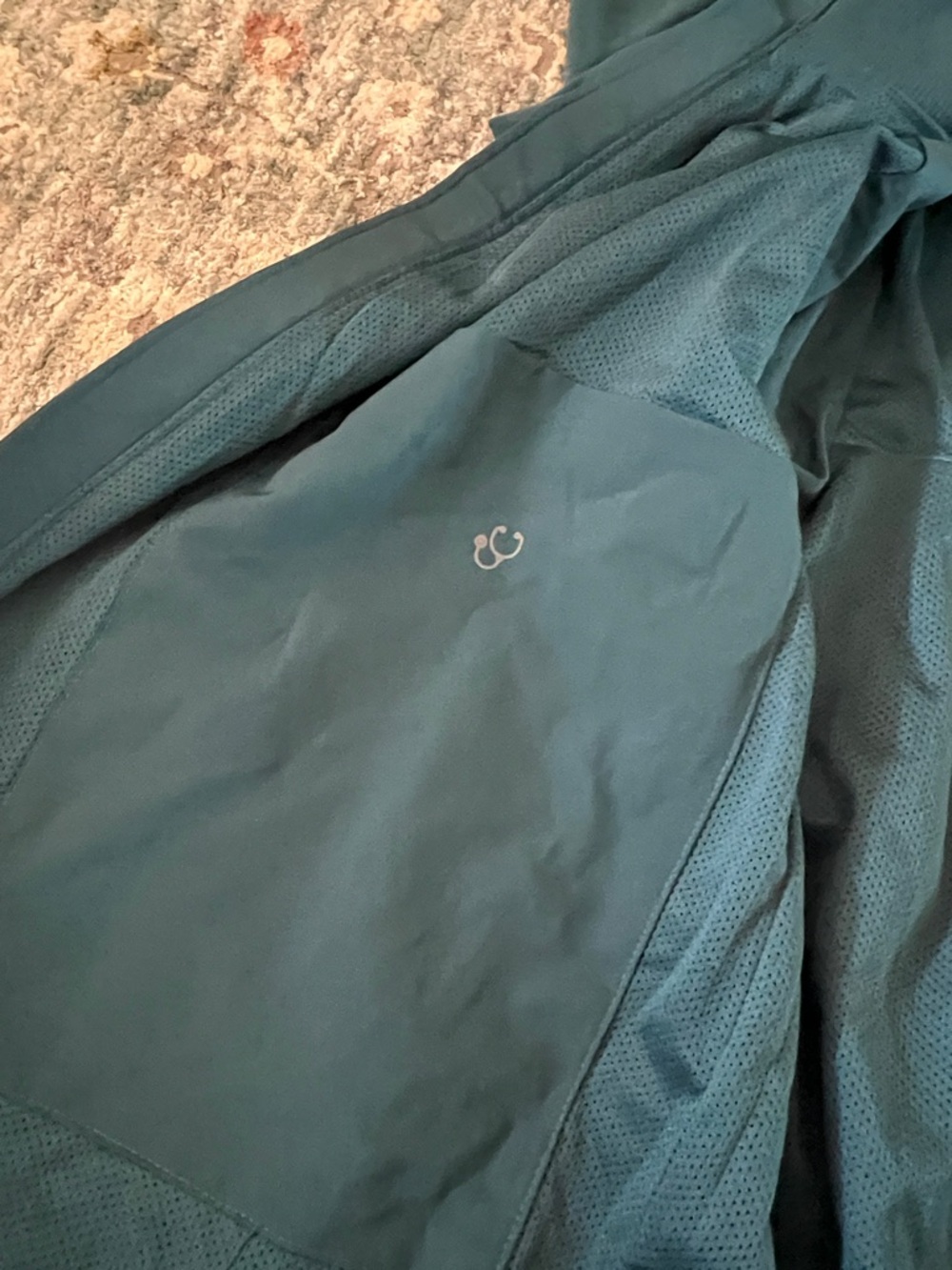 Figs Men's Teal Technical Collection Bomber Jacket - Picture 7 of 9